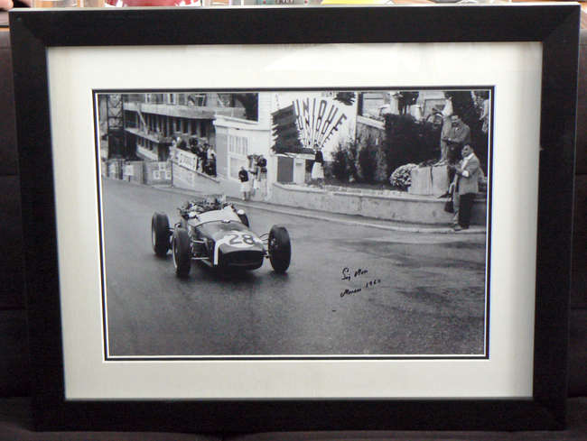 Monaco Victory, signed Sir Stirling Moss.-Sold
