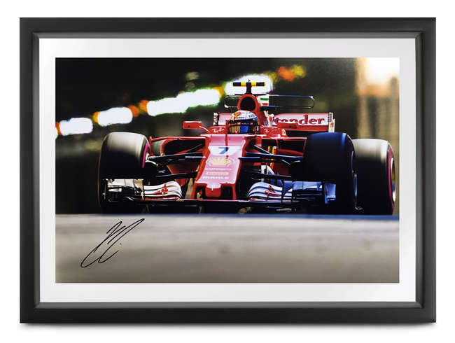 Monaco Grand Prix, signed Kimi Raikkonen-Sold