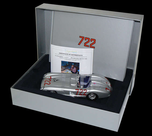 Mercedes-Benz 300SLR 722, signed Sir Stirling Moss OBE-Sold