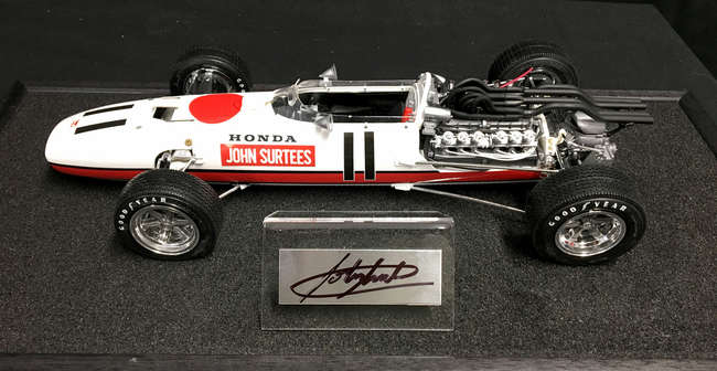 1:12  Honda RA273, John Surtees signed presentation-Sold