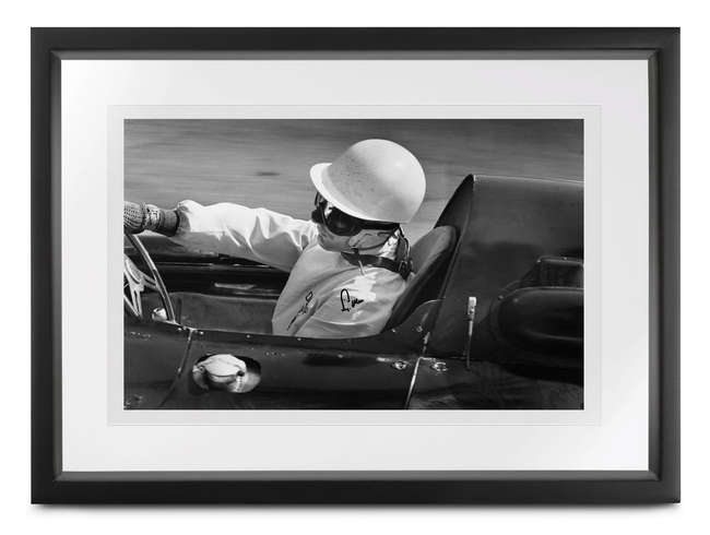 COOPER COCKPIT, SIGNED STIRLING MOSS-Sold