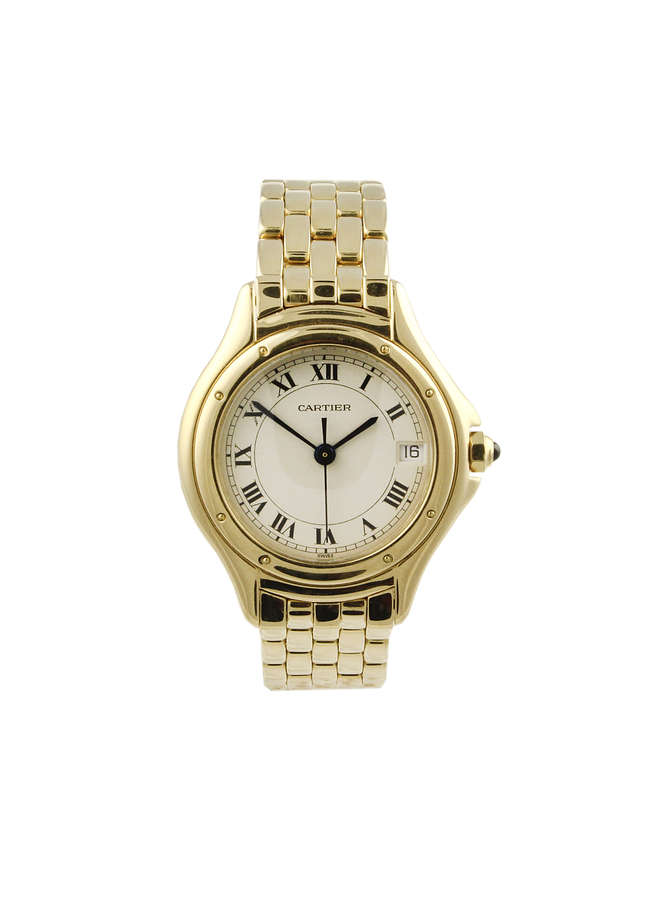 c.2002 Cartier Cougar Ladies Fine Condition-Auction Lot