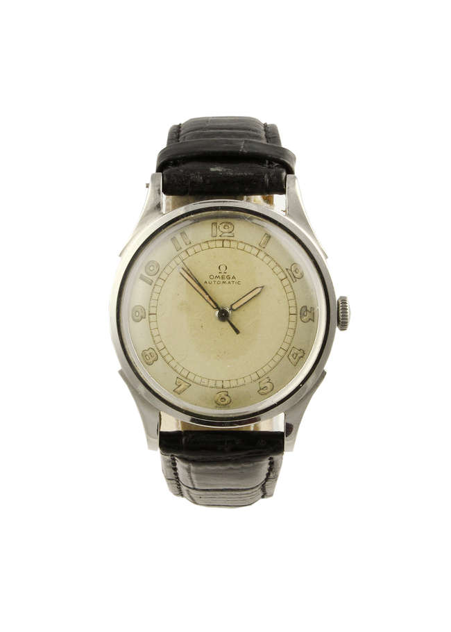  c.1955 Omega Seamaster Automatic Watch with a bumper moveme-Sold