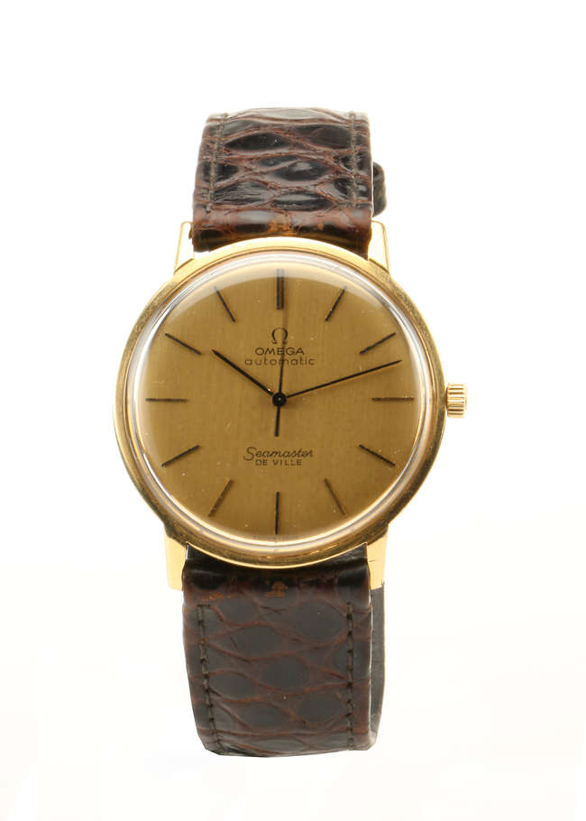  c.1960 Omega Seamaster Deville 18ct gold Automatic-Sold