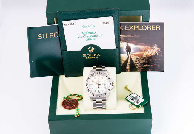 Rolex Explorer 2 16570 in 'timewarp' condition -Sold