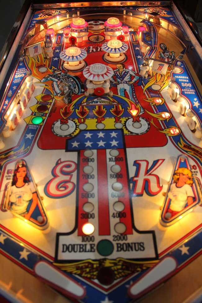 1978 Evel Knievel Bally Pinball Table-Sold