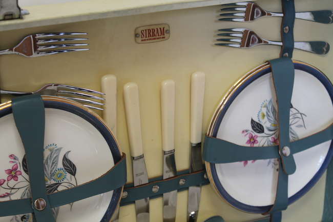 Classic Sirram Picnic Hamper circa 1950s-Sold