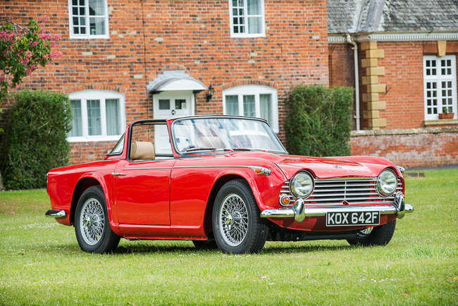 1967 Triumph TR4A Surrey Top-Sold