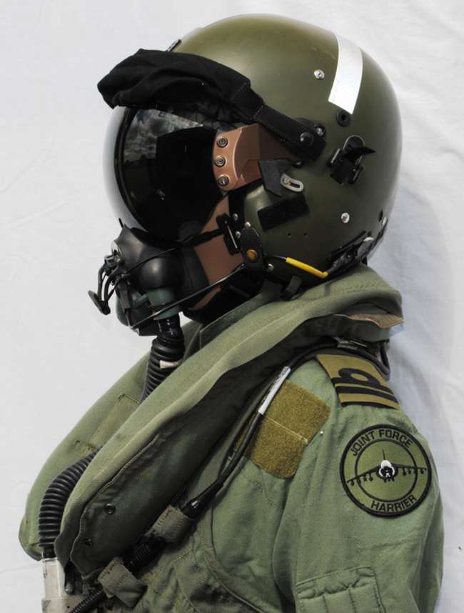 Harrier Jump Jet Pilot Dummy In Full Flight Gear-Sold