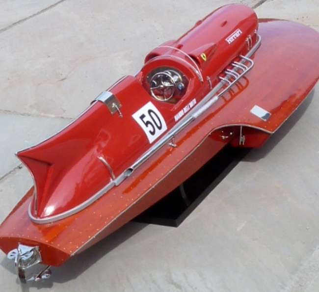 Ferrari Hydroplane Model-Sold