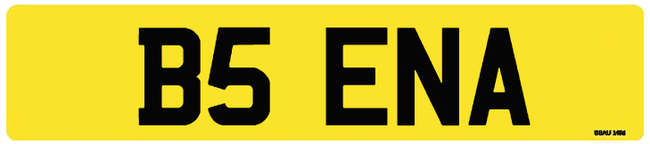 Registration Number  B5  ENA-Sold