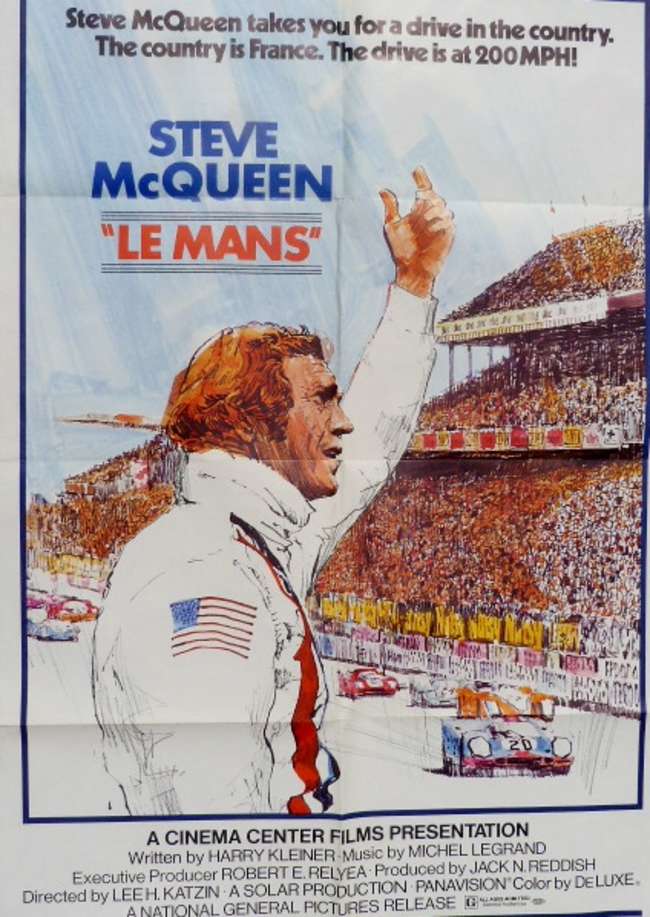 Steve Mcqueen  Le Mans  Poster-Sold