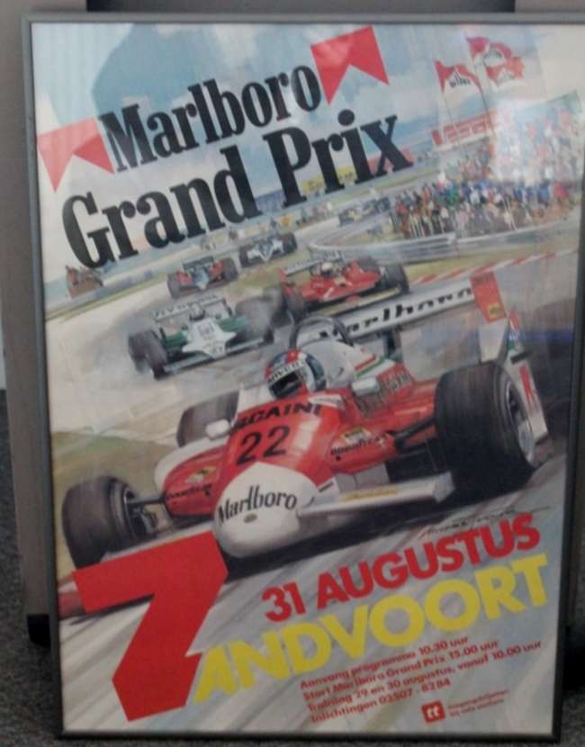 Original 1980 Dutch Grand Prix Zandvoort Poster-Sold
