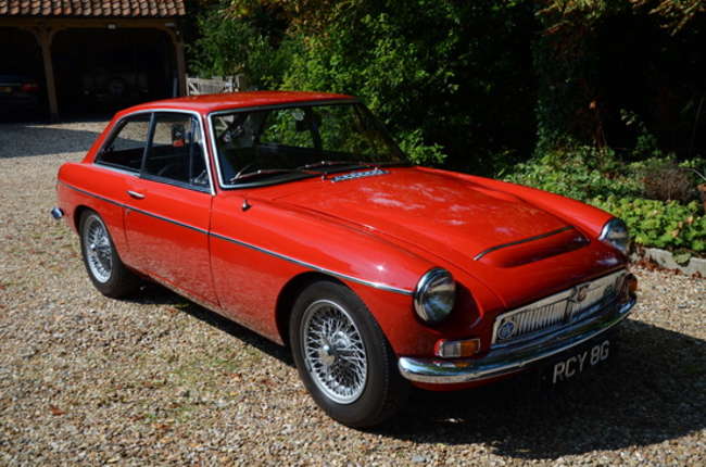 1968 MG C GT (O/drive)-Sold