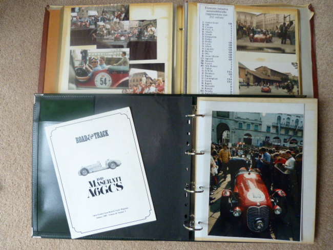 Maserati A6GCS photographs.-Auction Lot