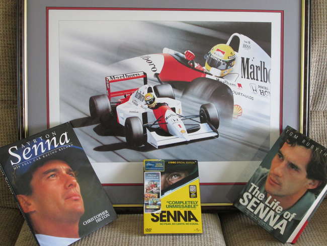 CHARITY LOT: Ayrton Senna Memorabilia-Sold