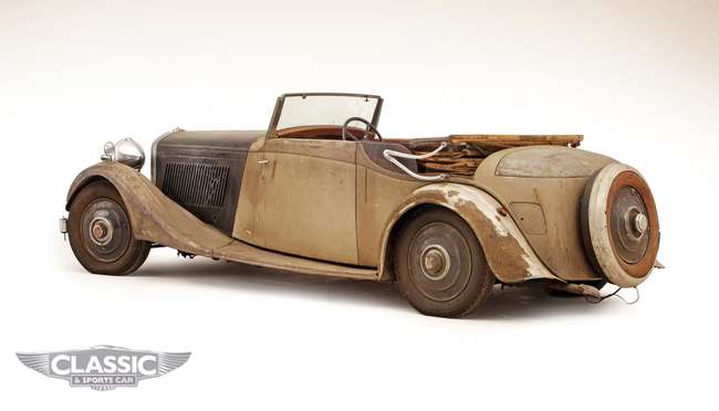 1934 Bentley 3 1/2 Litre Three-Position Drophead Coupe by Th-Sold