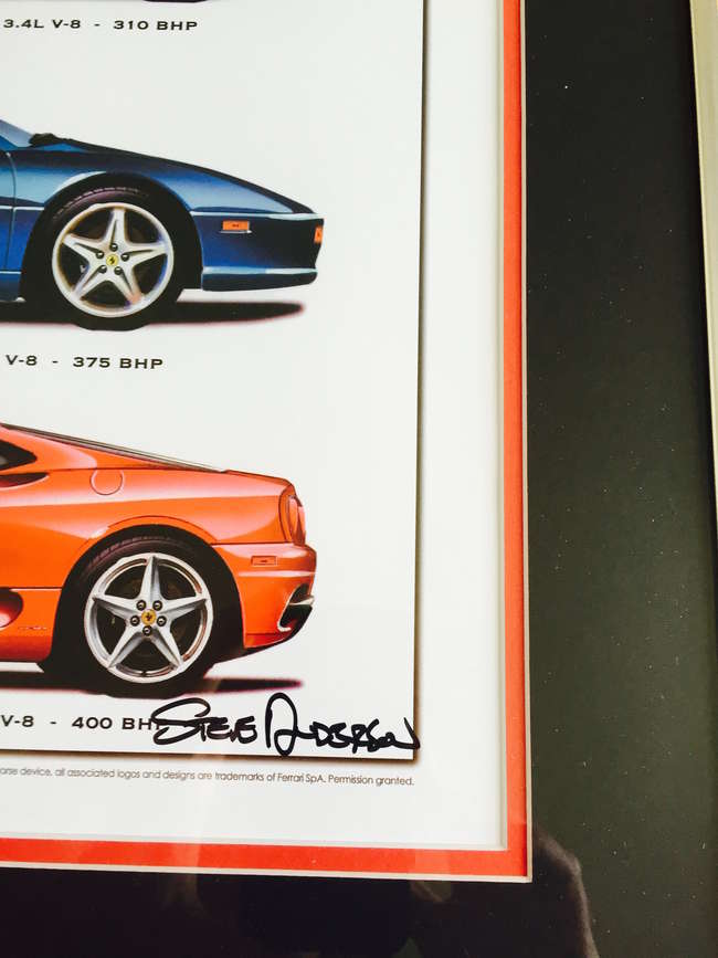 'Ferrari V8s', by Steve Anderson-Sold