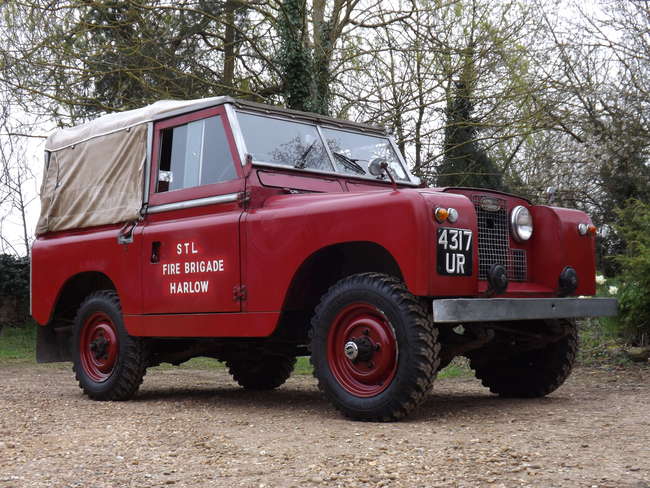 1962 Land Rover Series II Fire Truck-Auction Lot