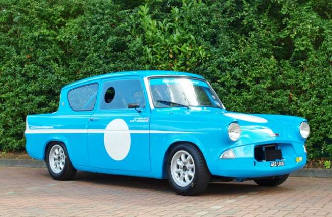 1963 Ford Anglia 105E HSCC Race Car-Sold