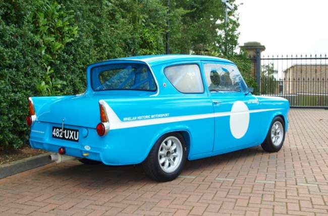 1963 Ford Anglia 105E HSCC Race Car-Sold