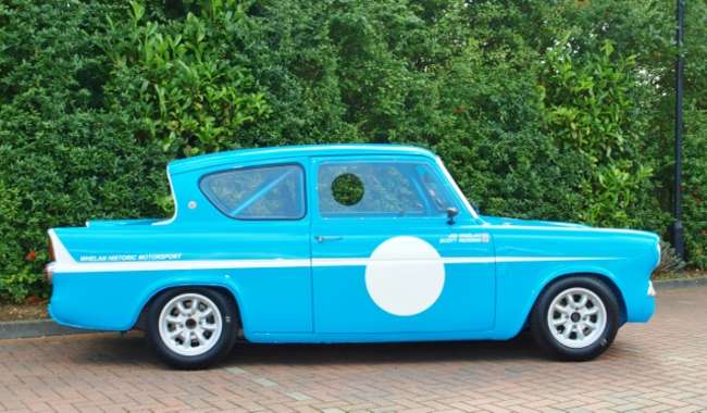 1963 Ford Anglia 105E HSCC Race Car-Sold