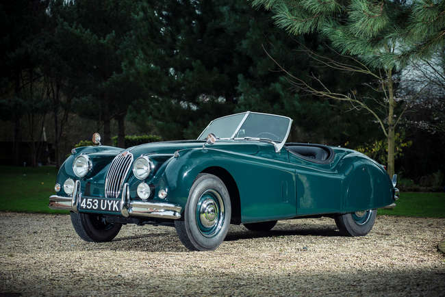 1956 Jaguar XK140 Roadster-Auction Lot