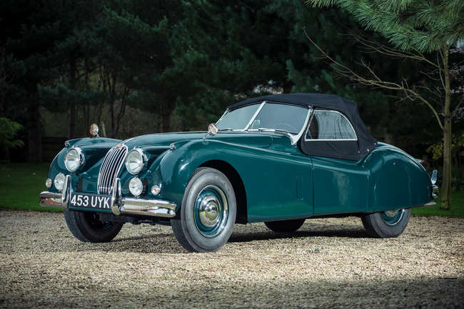 1956 Jaguar XK140 Roadster-Auction Lot