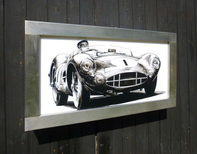 Aston Martin Showroom Light Box-Sold