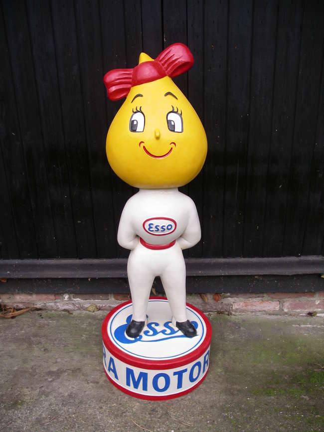 Fibreglass Miss Drip forecourt figure-Sold