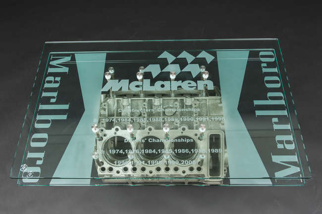 Coffee table based on a  McLaren TAG Porsche F1 -Sold