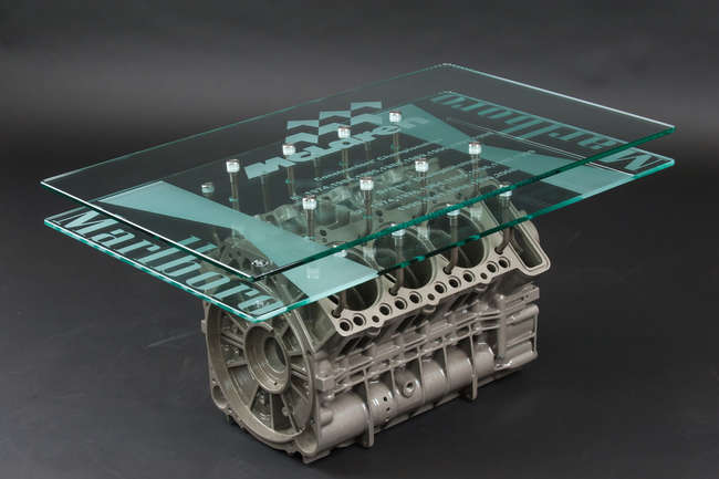 Coffee table based on a  McLaren TAG Porsche F1 -Sold