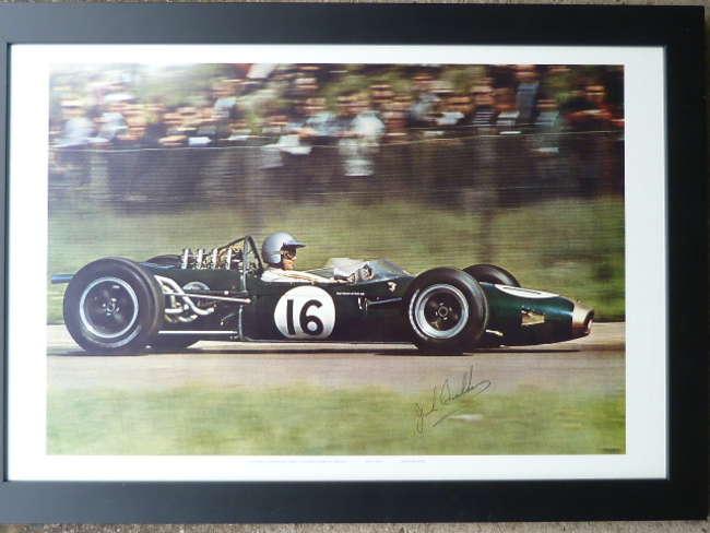 Sir Jack Brabham Repco Print.-Sold