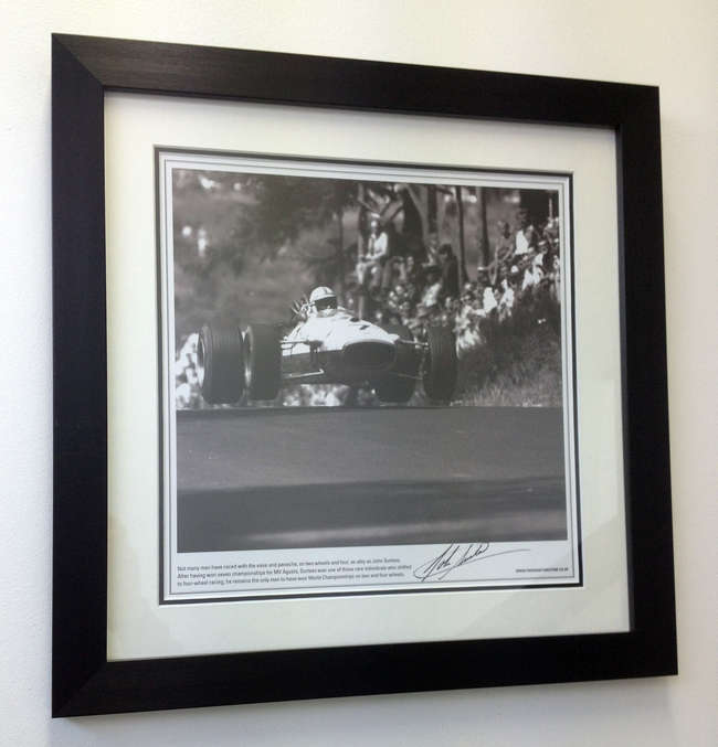 John Surtees signed, Honda Jump print-Sold
