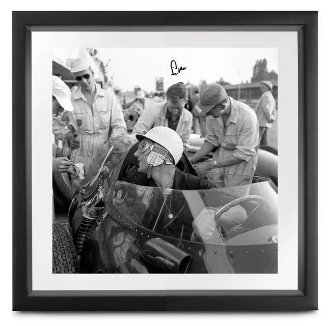 â€˜Looking Backâ€™ Vanwall, signed Sir Stirling Moss-Sold
