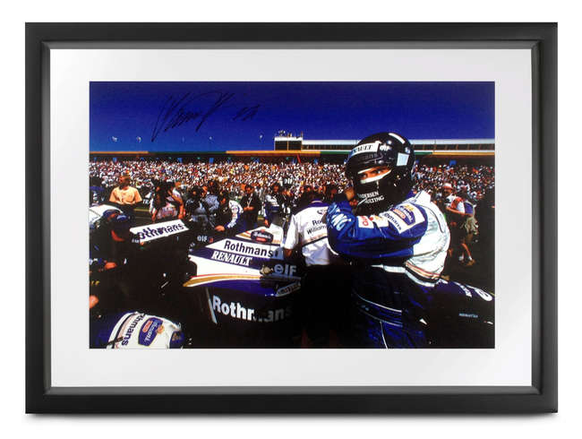 Damon Hill OBE signed Photograph-Auction Lot