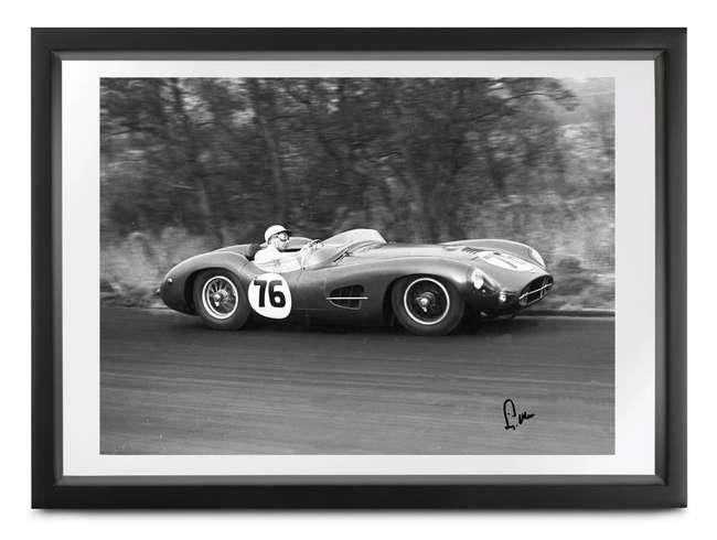 Sir Stirling Moss signed Photograph. -Sold