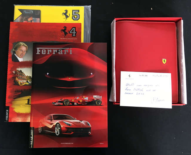 Ferrari Agenda/Diary 2013, with yearbook and magazines-Sold