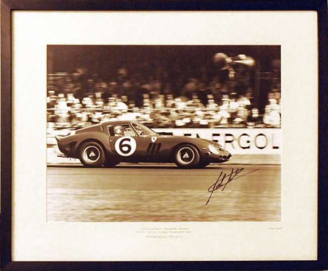 Signed John Surtees Ferrari 250 GTO at Goodwood 1962*-Sold