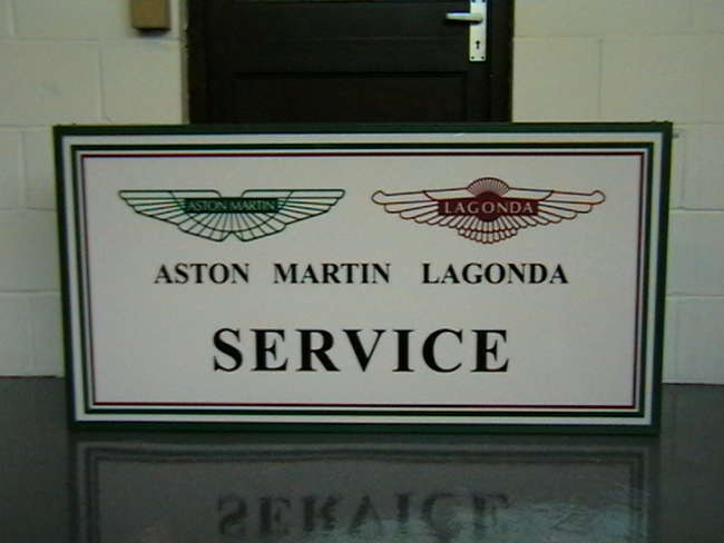 Aston Martin Lagonda Illuminated Sign-Sold