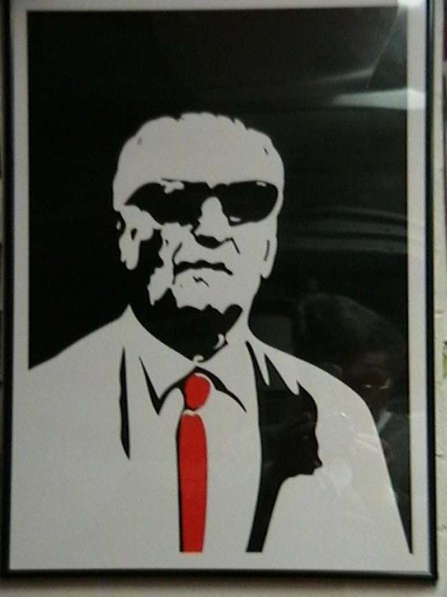 Enzo Ferrari Picture in Profile-Sold