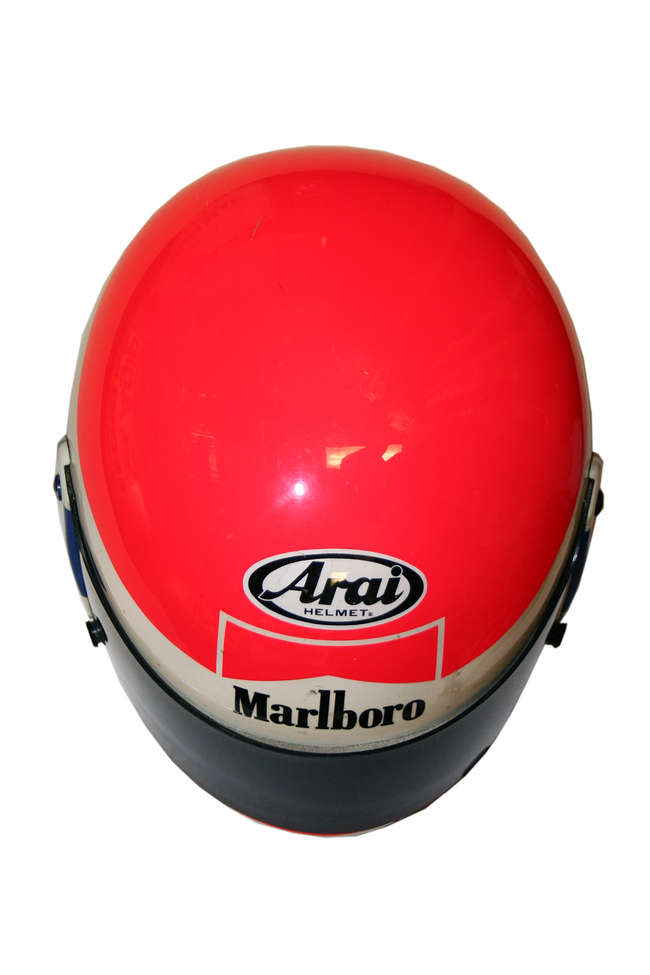 Original Emanuele Pirro Helmet-Auction Lot