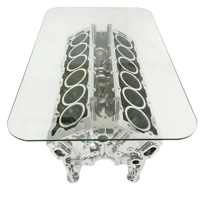  E-Type Jaguar V12 Engine Coffee Table-Sold