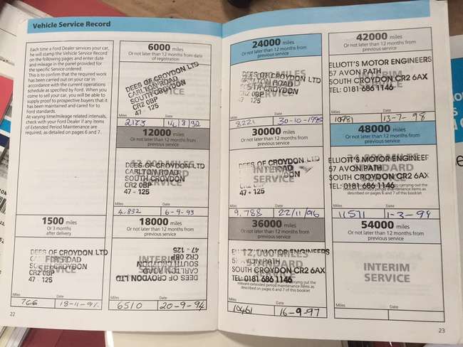 1991 Ford Fiesta RS Turbo-Sold