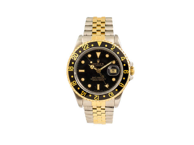 18ct Gold and Stainless Steel Rolex GMT-Master Gentleman's B-Sold