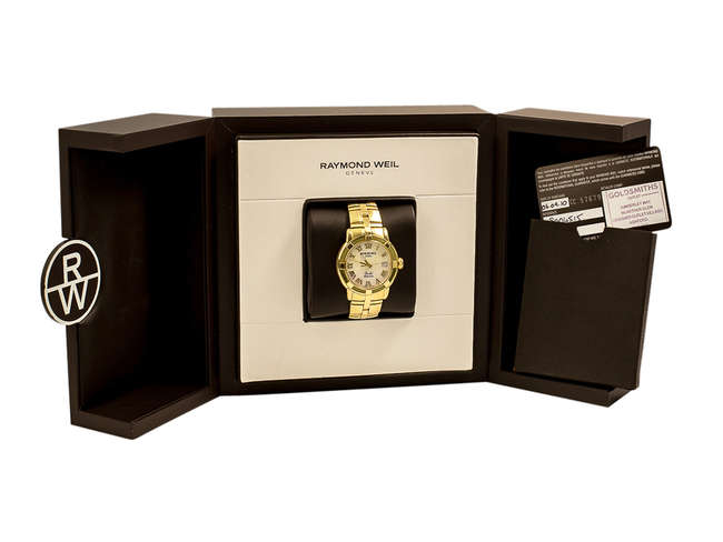 18ct Yellow Gold Gentlemenâ€™s Raymond Weil Parsifal Automat-Auction Lot