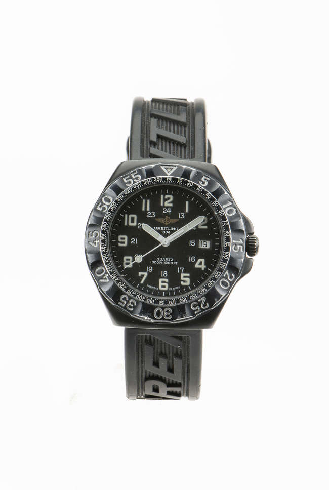 c.1989 Breitling Colt M50036 Black Pvd-Sold