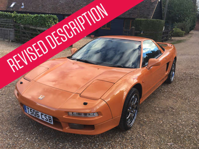 **REVISED DESCRIPTION** 1999 Honda NSX-Auction Lot