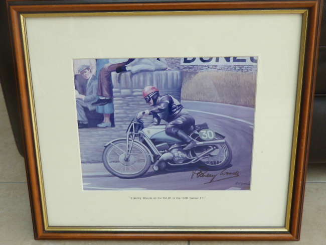 Stanley Woods DKW Print.-Auction Lot