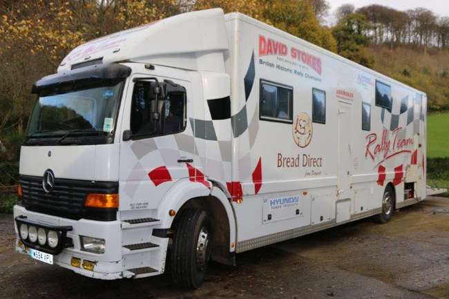 2000 Mercedes Rally Transporter/Motorhome-Auction Lot